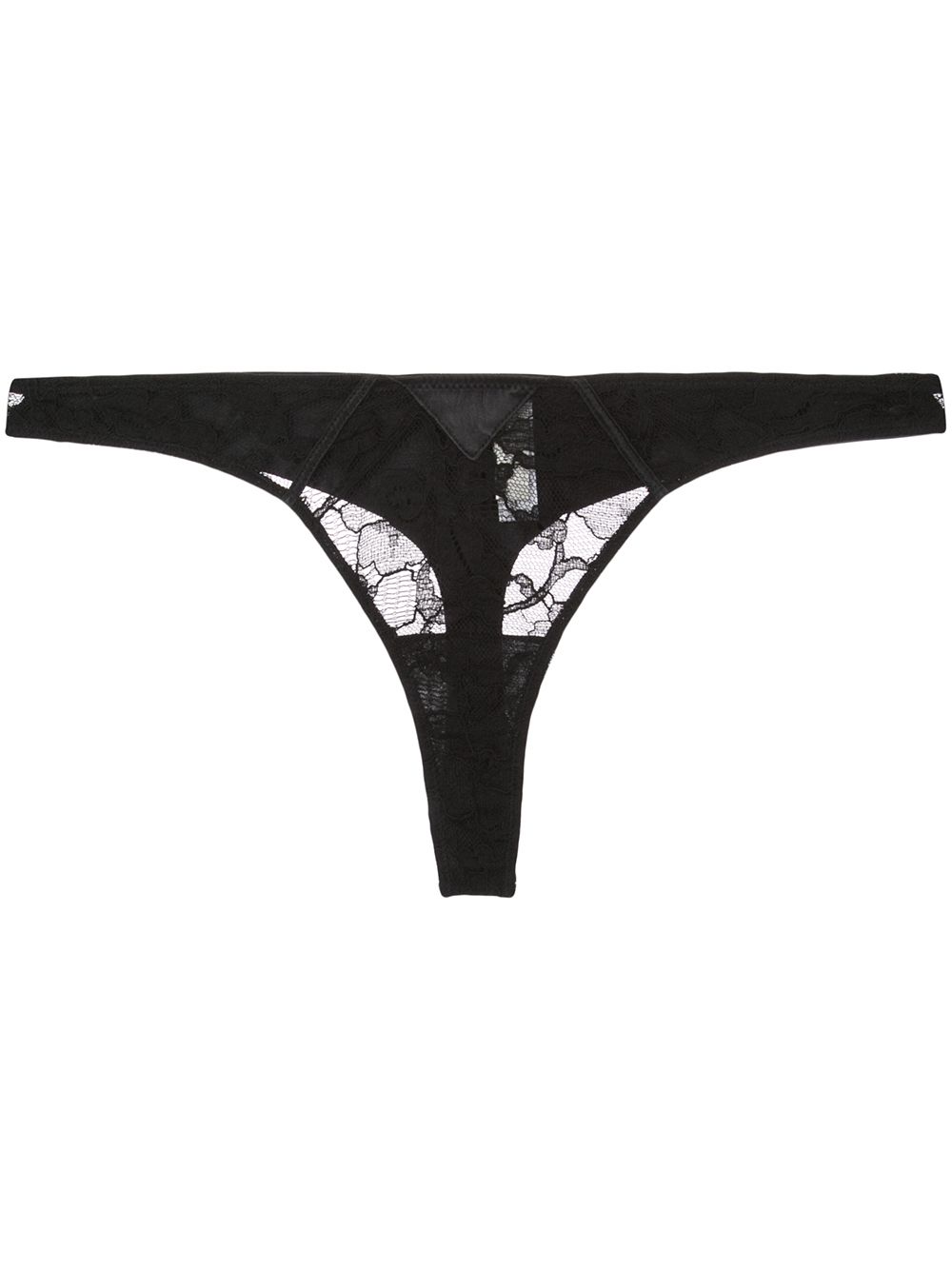 Magnolia Lace thong - Black
