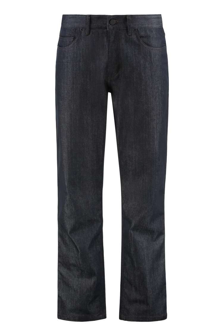 Denim Straight Leg Jeans