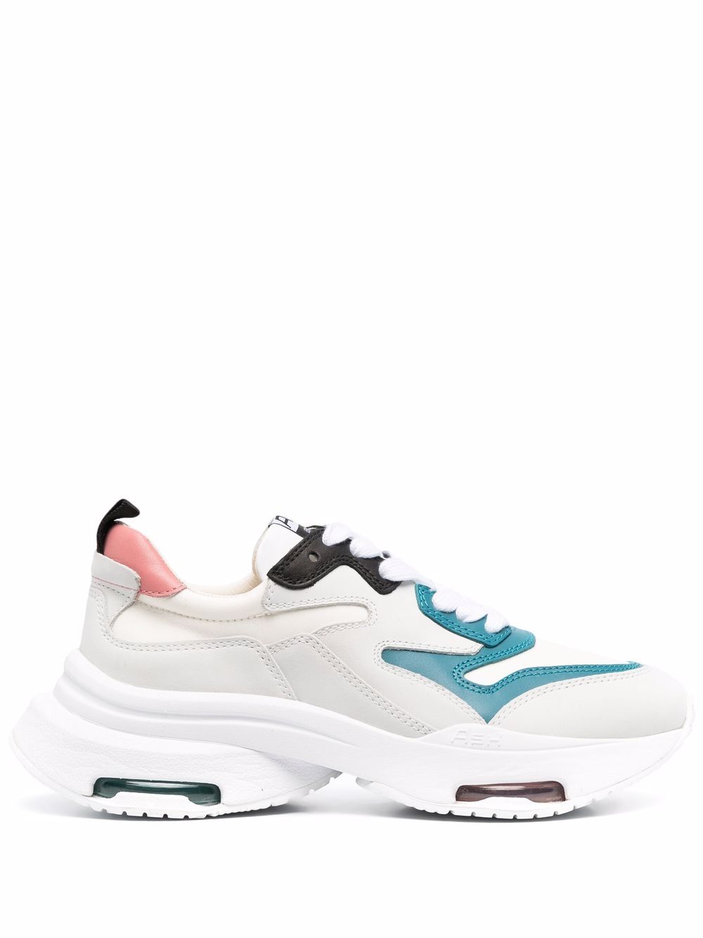 Octapus leather sneakers - White