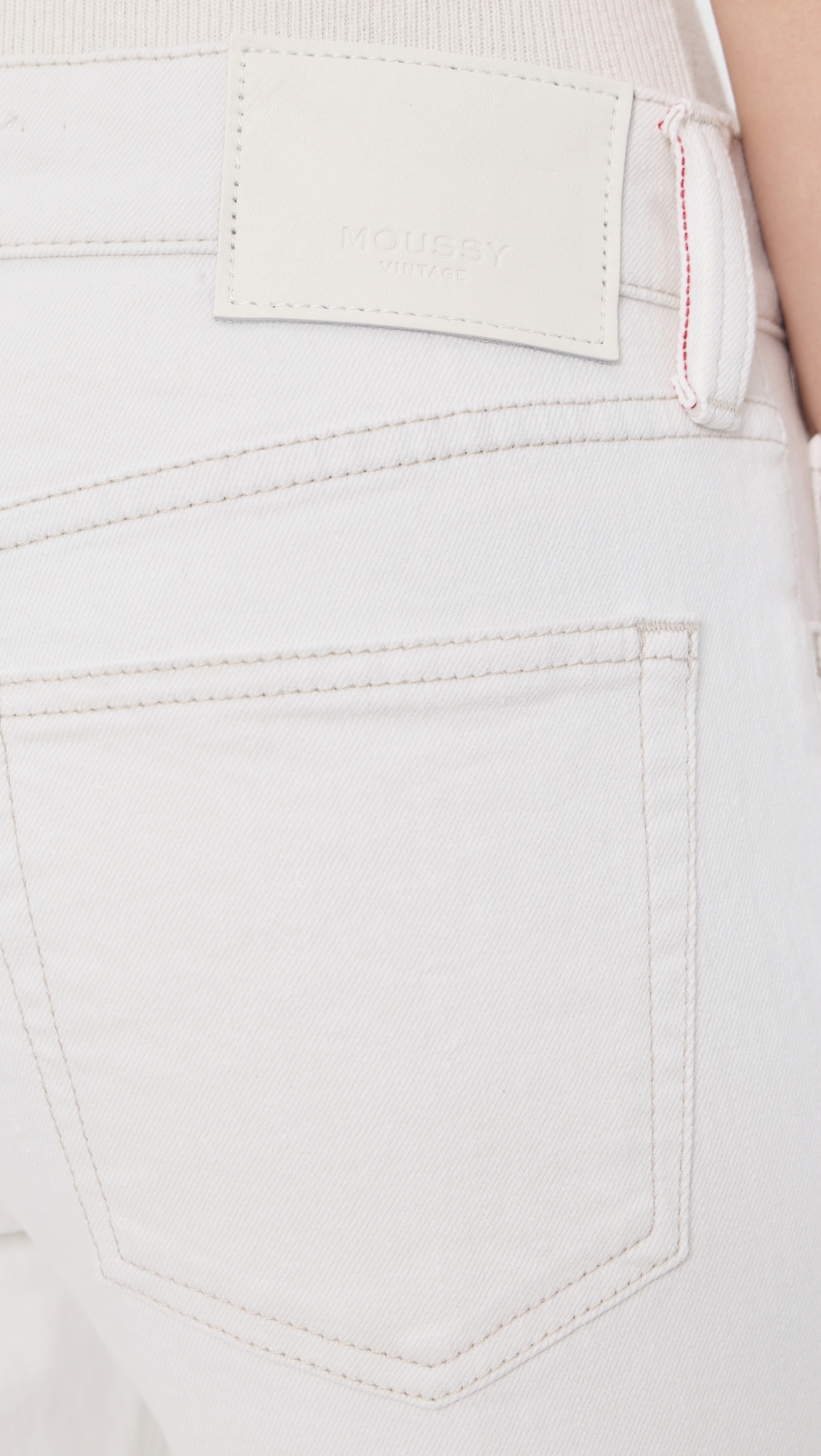Slim Straight Jeans White
