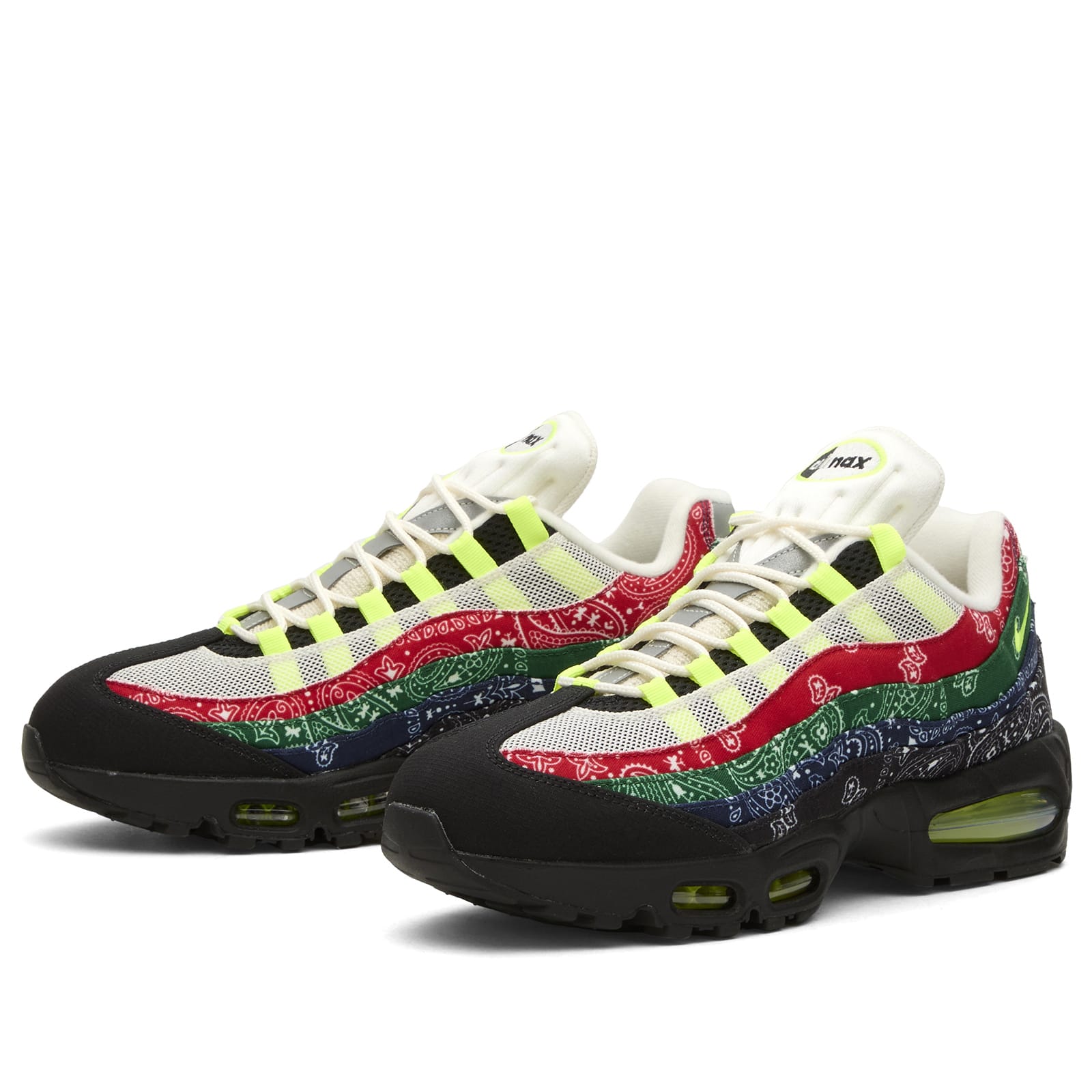 Air Max 95 Big Bubble Sneakers Volt / University Red