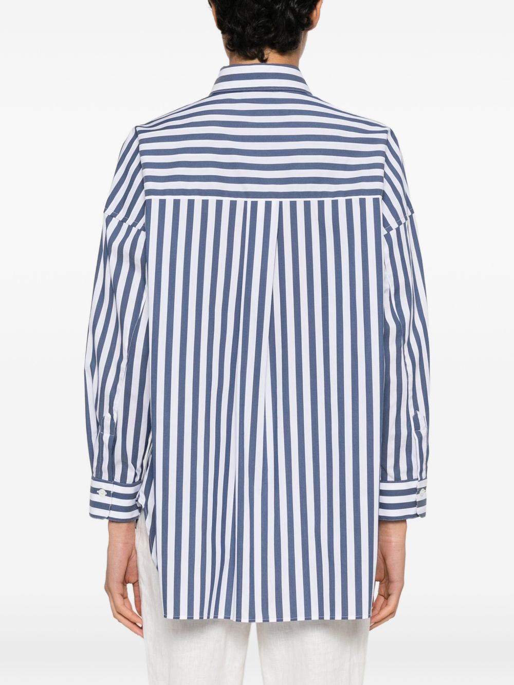 Chemise rayée en coton mélangé Archivio