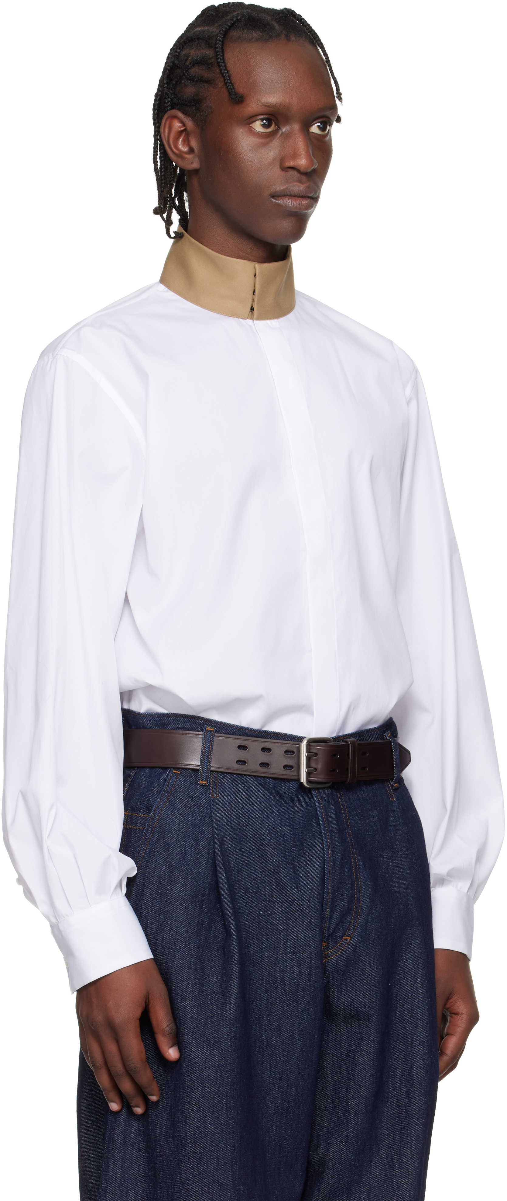 White Loose Cotton Shirt