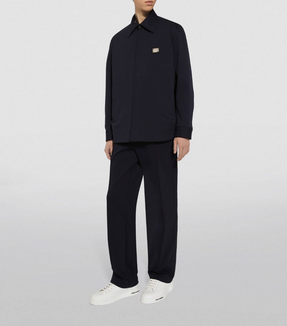 Logo Plaque Overshirt