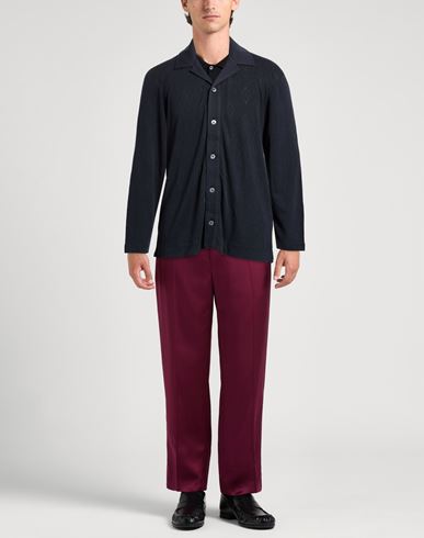 Officine Générale Man Cardigan Navy Size S Lyocell, Cotton