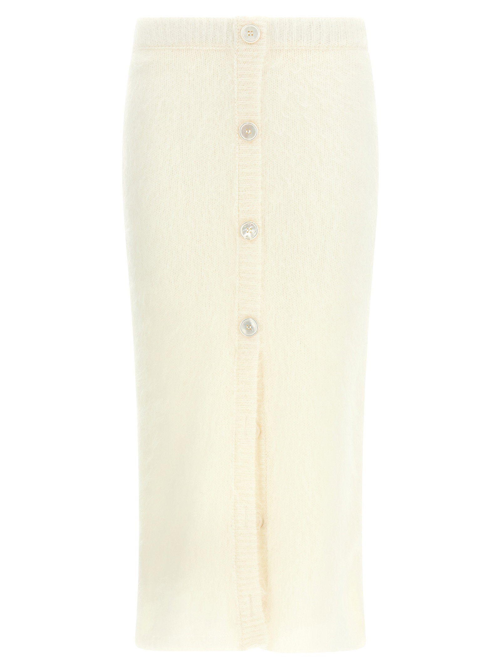 Carded Mohair Skirt