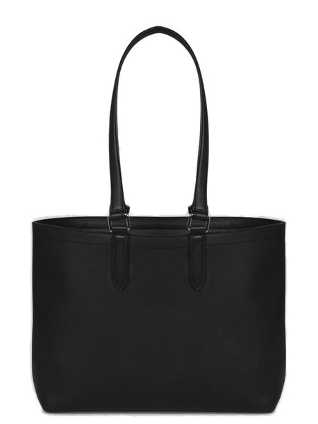 Fendi Roma Logo Embossed Tote Bag
