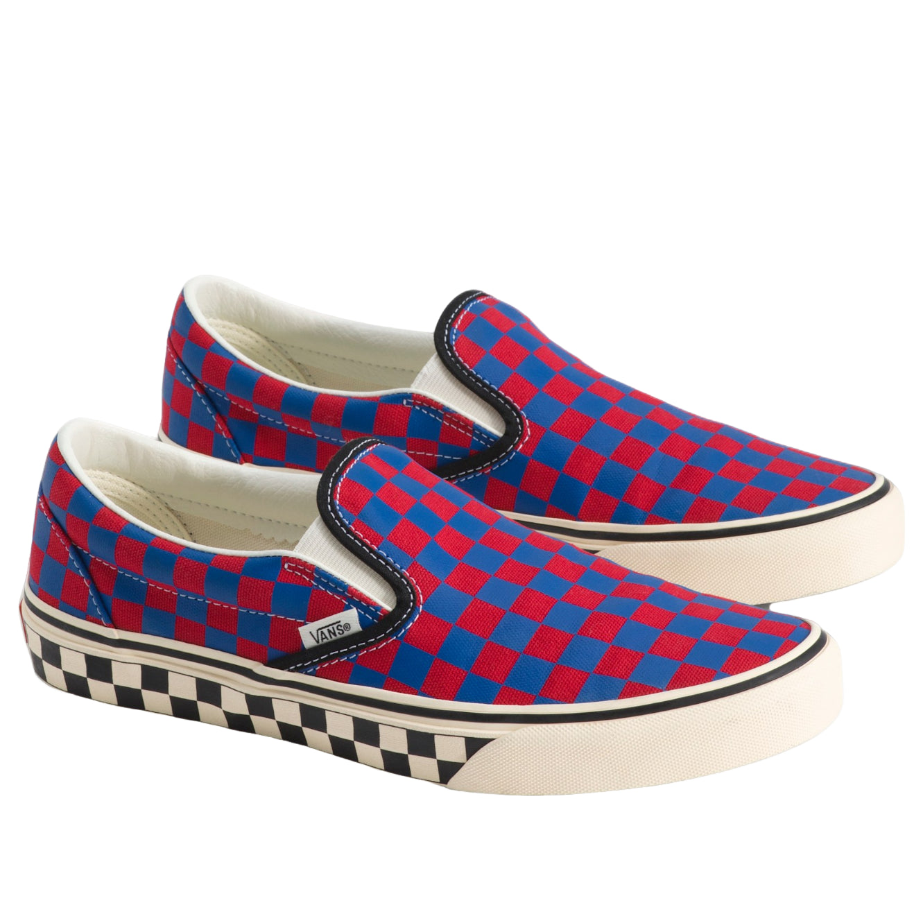 Classic Slip-On Checkerboard 'Red Blue'