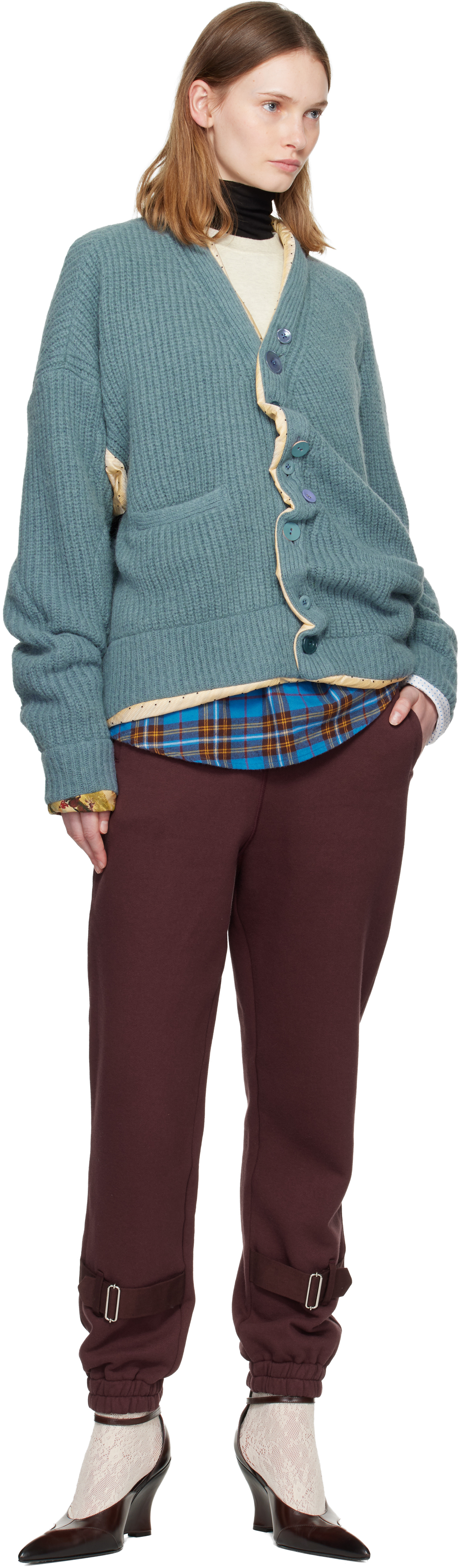 Burgundy UP2E1505 Lounge Pants