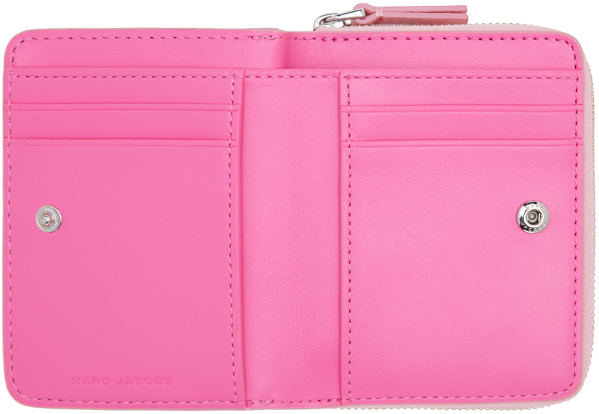 Marc Jacobs Pink 'The Leather Mini Compact' Wallet