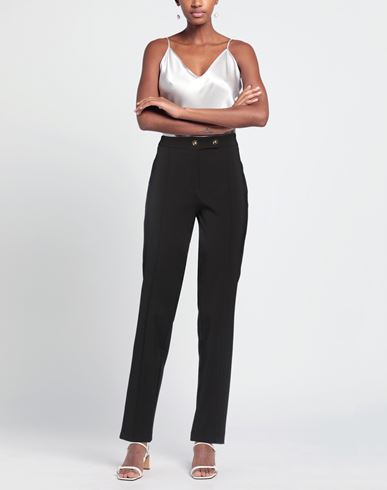 Woman Pants Black Size 10 Polyester, Elastane