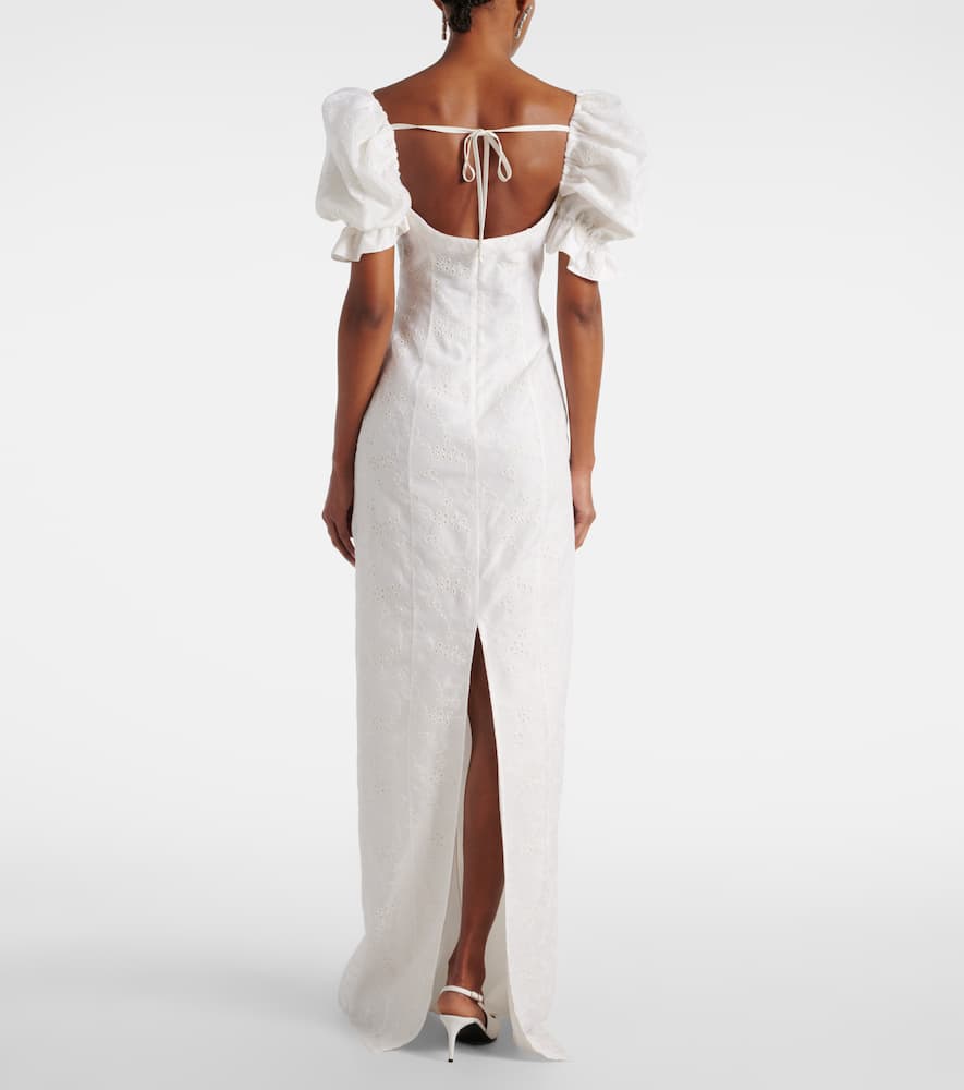 Isidore cotton and silk maxi dress