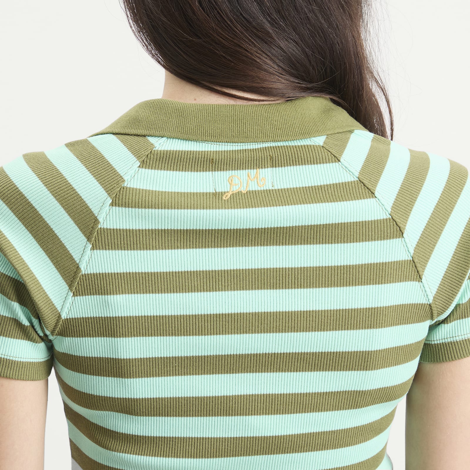 Women's Delphi Polo Top in Green
