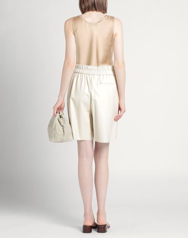 Woman Top Sand Size 4 Silk, Elastane