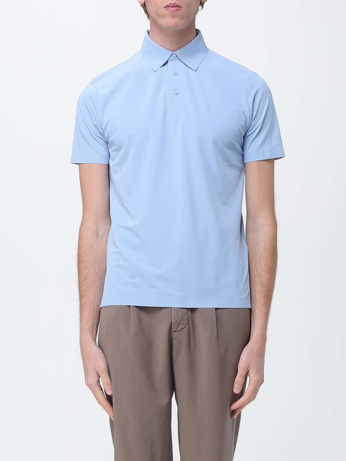 Polo Shirt Men color Sky Blue