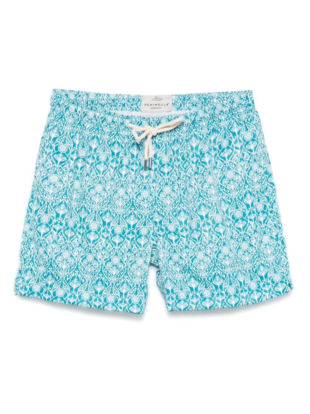 Patterned swim shorts - Blue
