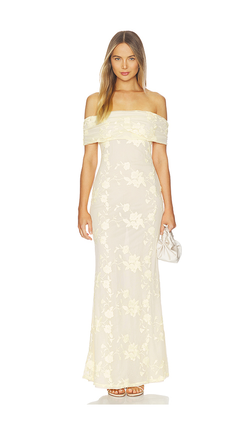 Stone Cold Fox x REVOLVE Jessie Gown in Lemon. M. Also in L, S, XL