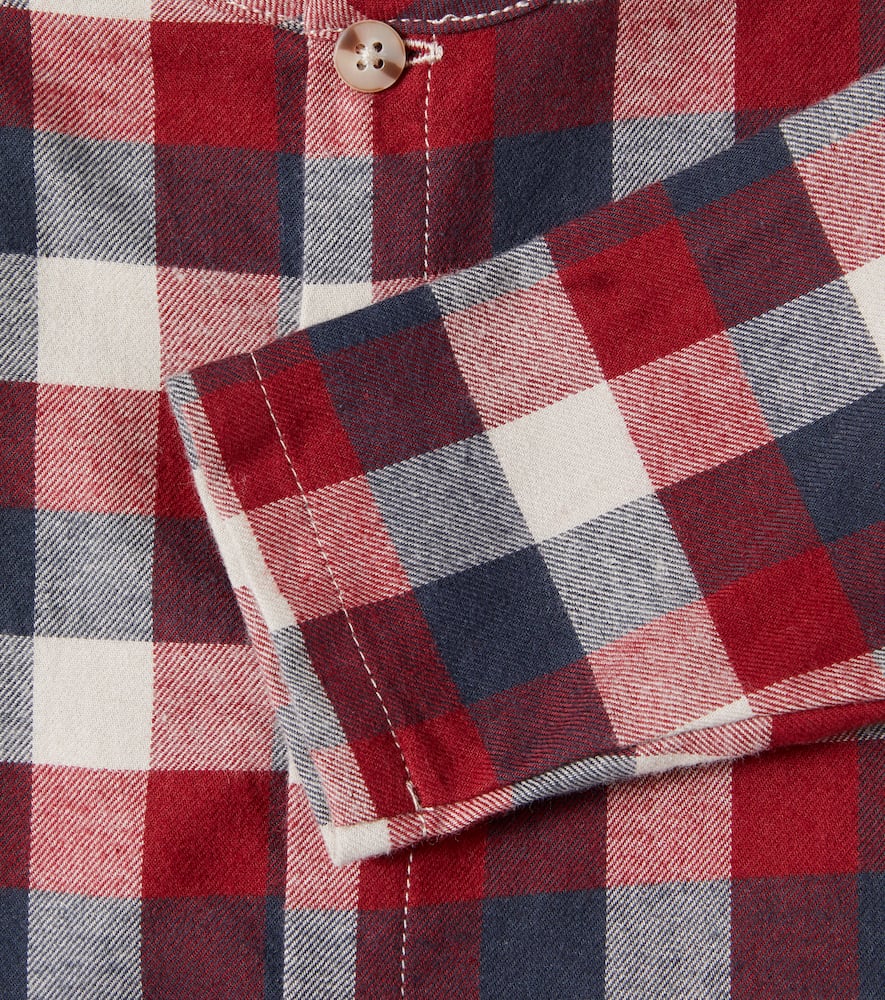 Baby Shelby checked cotton shirt