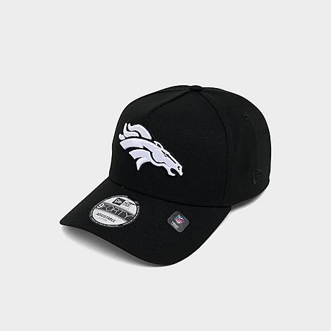 Denver Broncos NFL 9FORTY A-Frame Monochrome Snapback Hat in Black/White