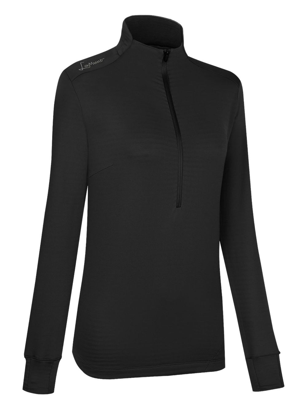 LAMUNT high-neck sweatshirt - Black