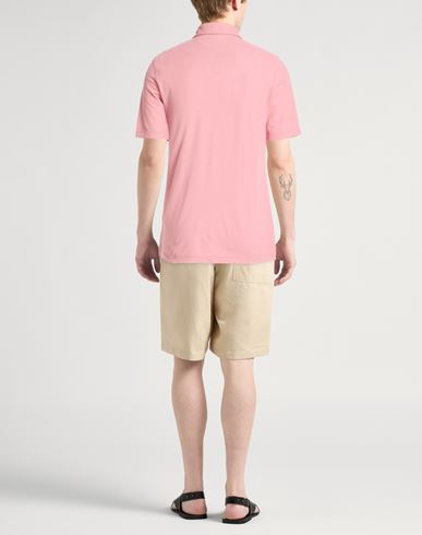 Man Polo shirt Antique rose Size 36 Cotton