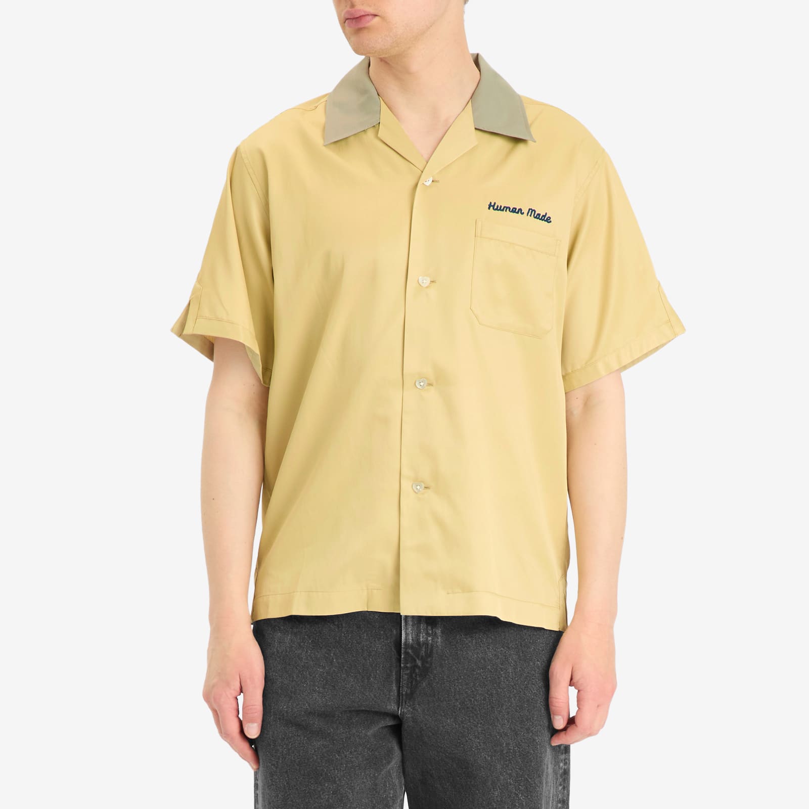 Men's Bowling Shirt Yellow