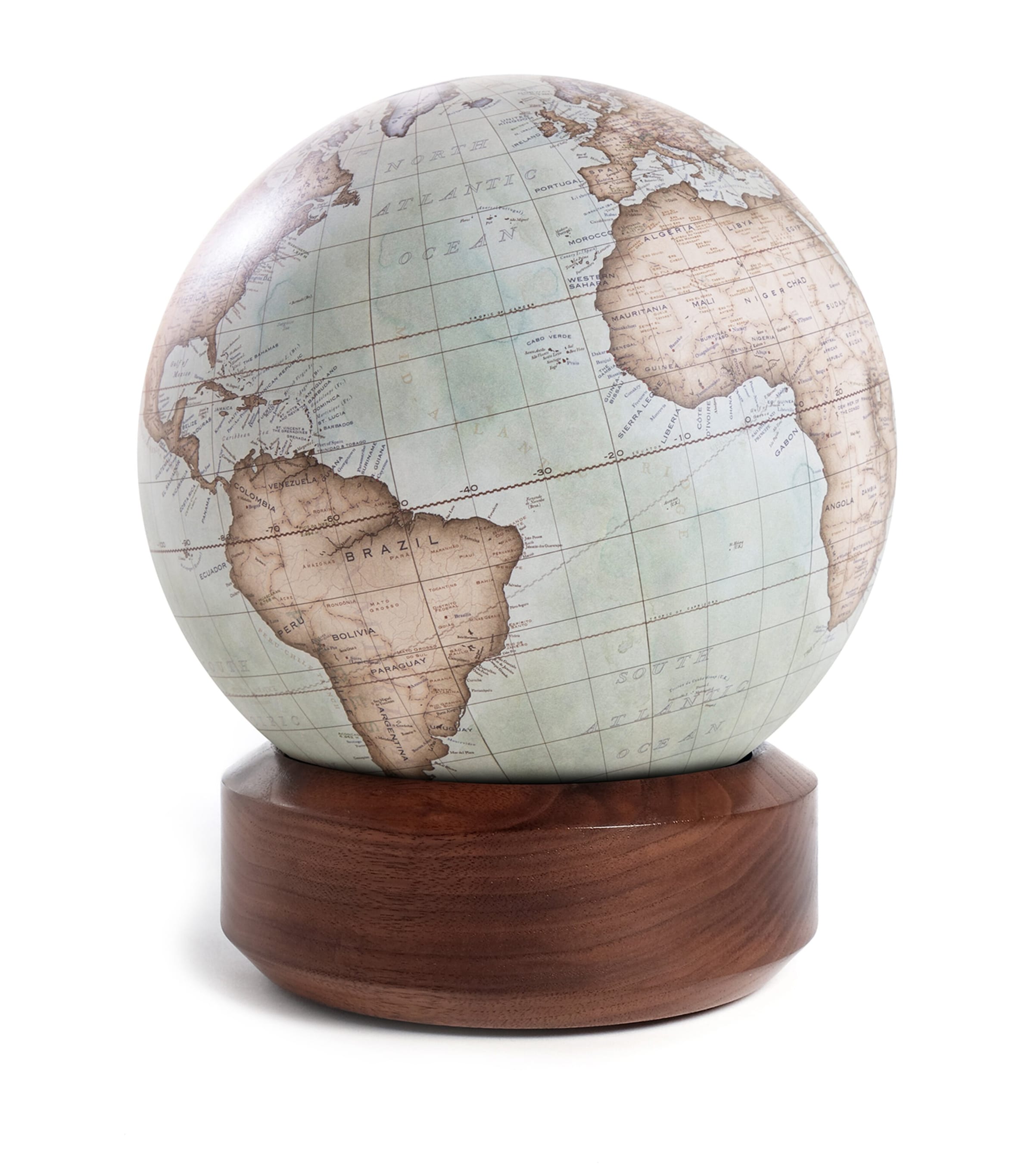 The Walnut Standard Desk Globe