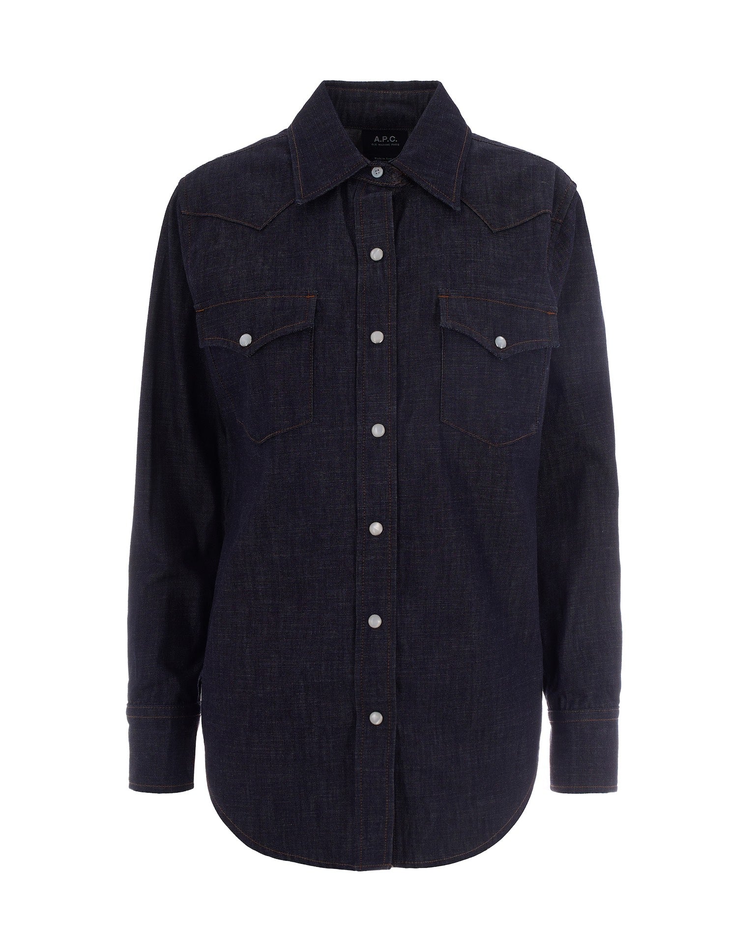 Western Indigo Organic Cotton Shirt — Indigo