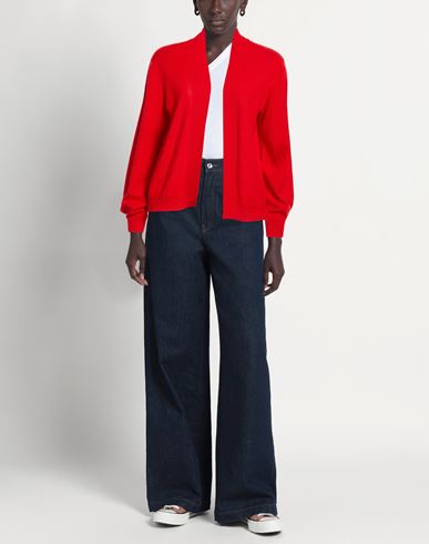 Woman Cardigan Red Size S Cashmere