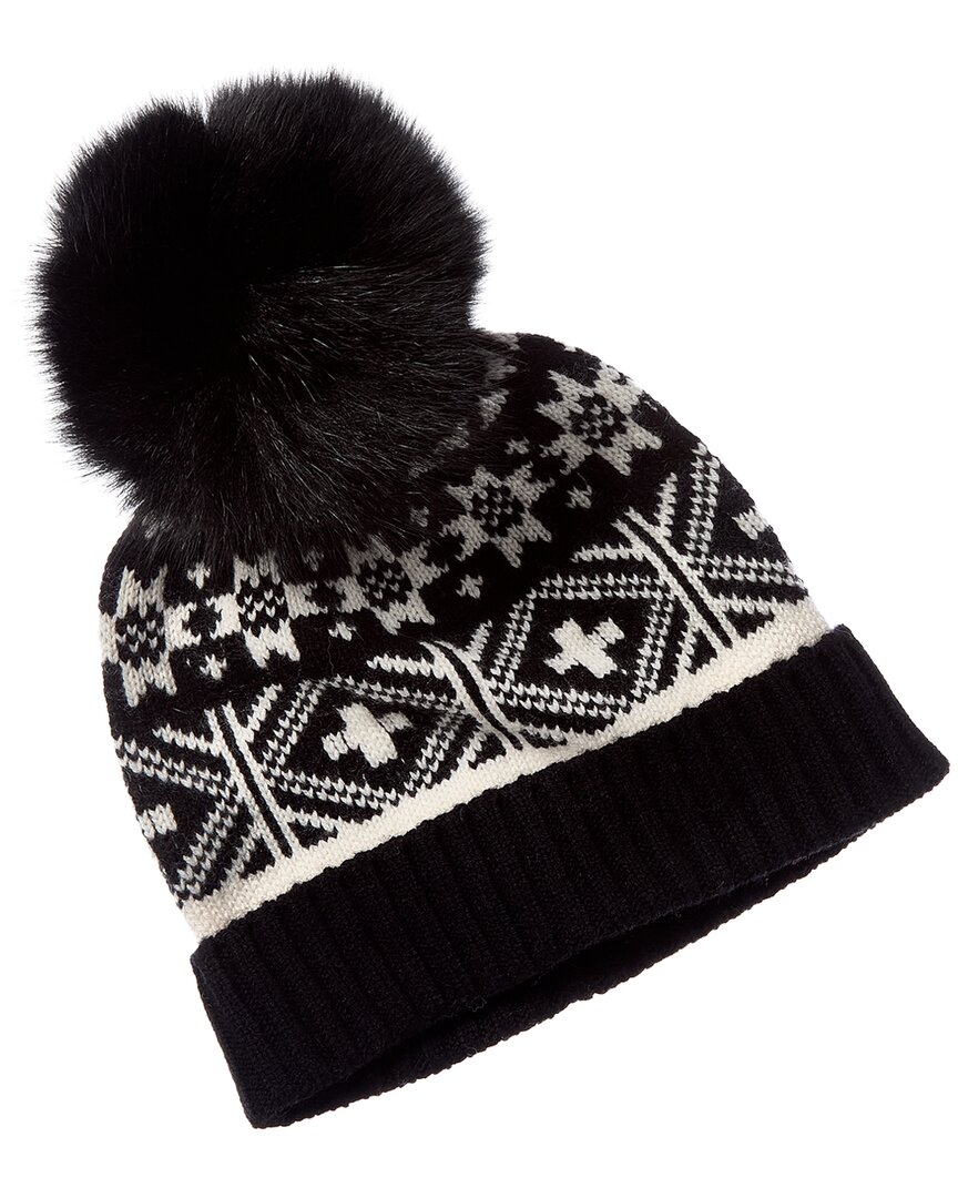 Sofiacashmere Fairisle Wool & Cashmere-Blend Hat