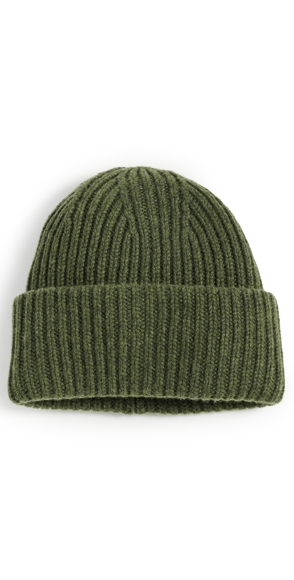 H155 Ribbed Beanie Avocado One Size