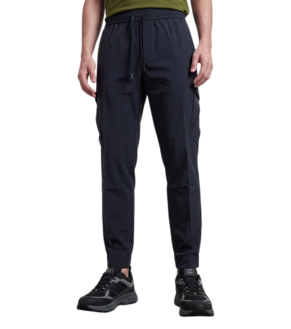 Navy Blue Cargos Trousers