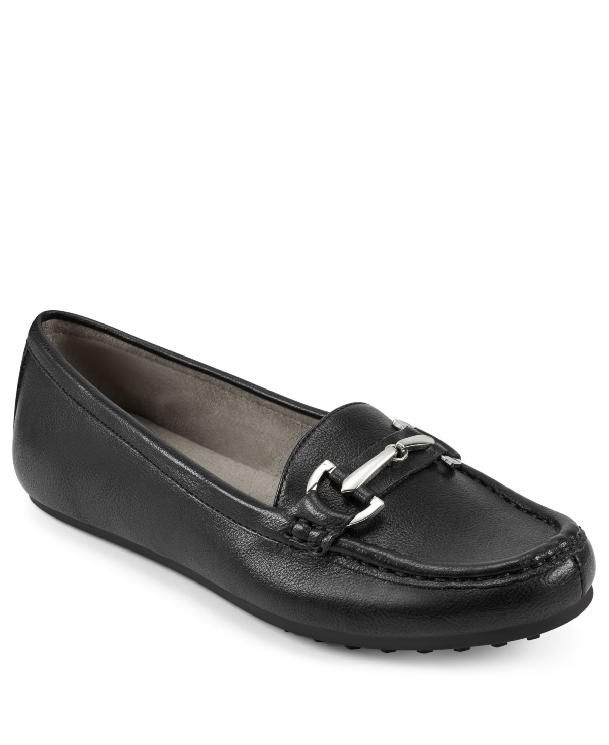 Women's Day Drive Loafers - Black Faux Leather