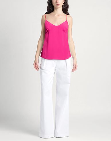 Woman Top Magenta Size 2 Acetate, Silk