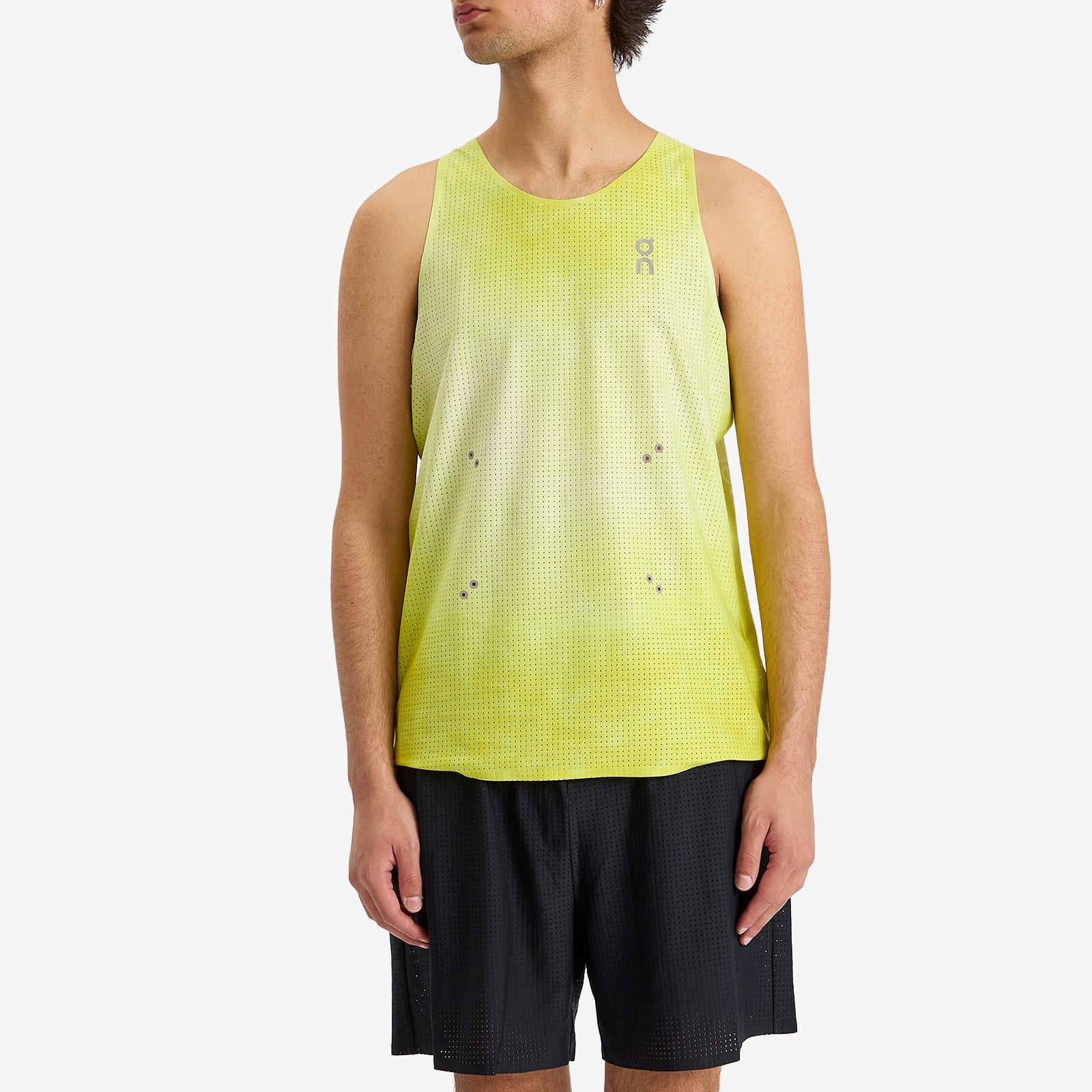 ON Men's Pace Tank in Lime
