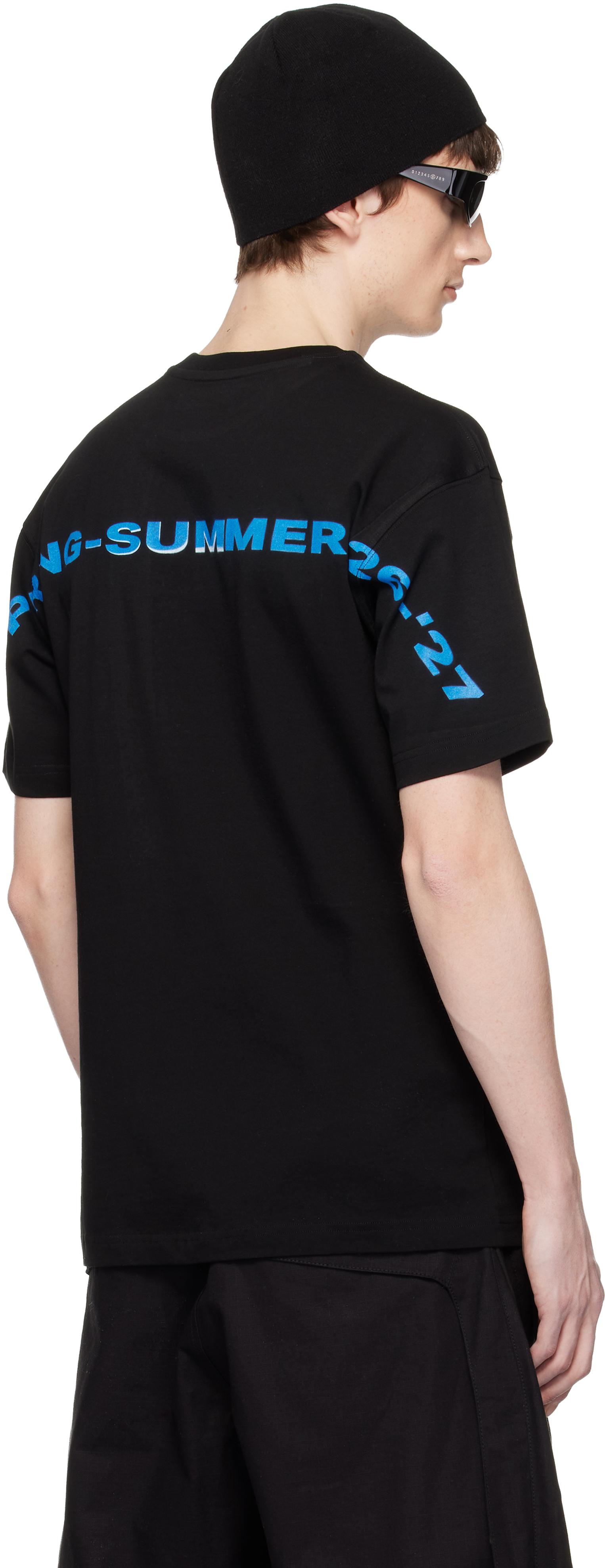 Black SWAF Conceal Zip T-Shirt