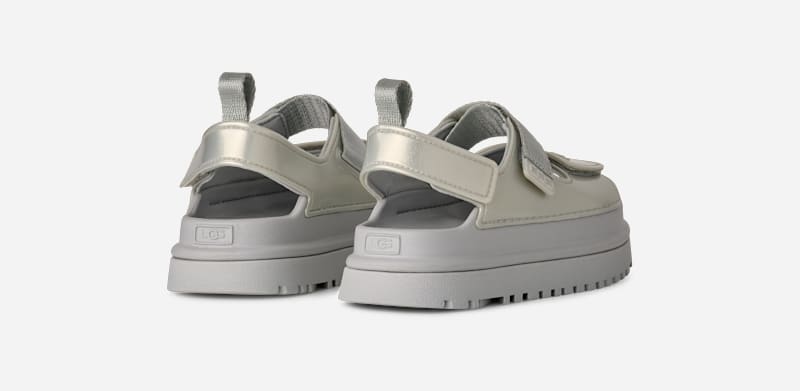 ® Kids' GoldenGlow Glossy Sparkles Sandal in Silver