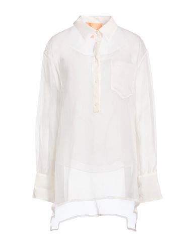 Woman Top White Size 4 Silk