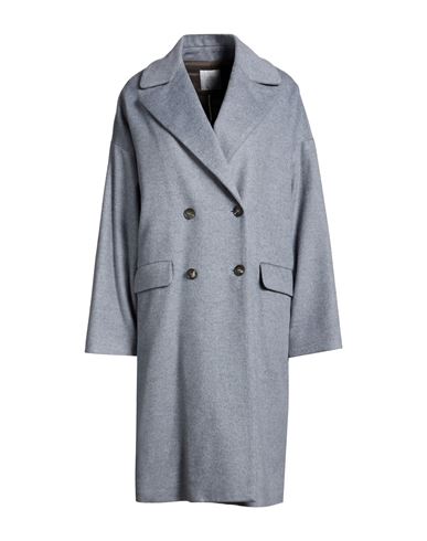 Woman Coat Grey Size 6 Wool