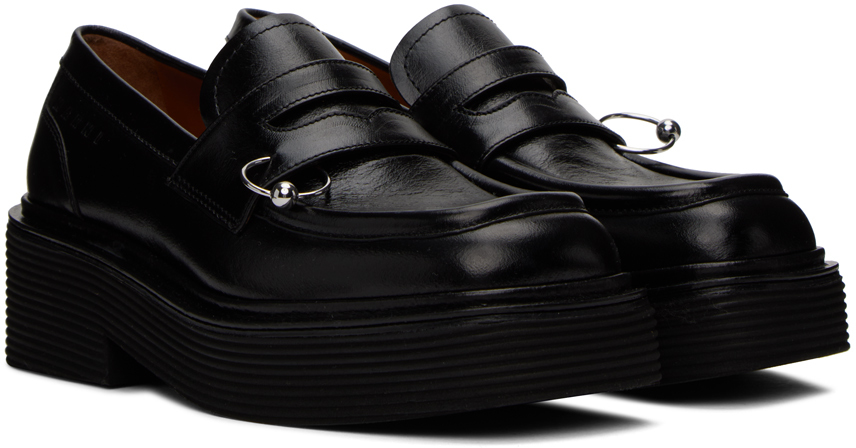 Marni Black Piercing Loafers