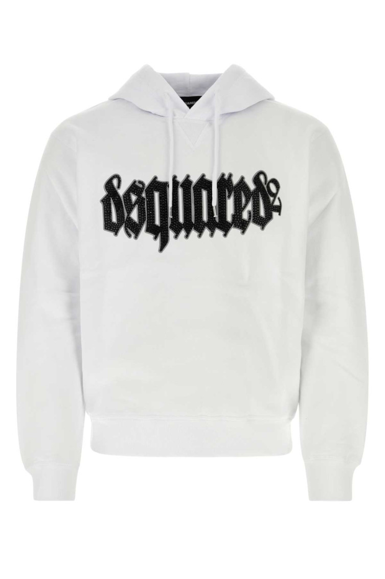 White Cotton Sweatshirt