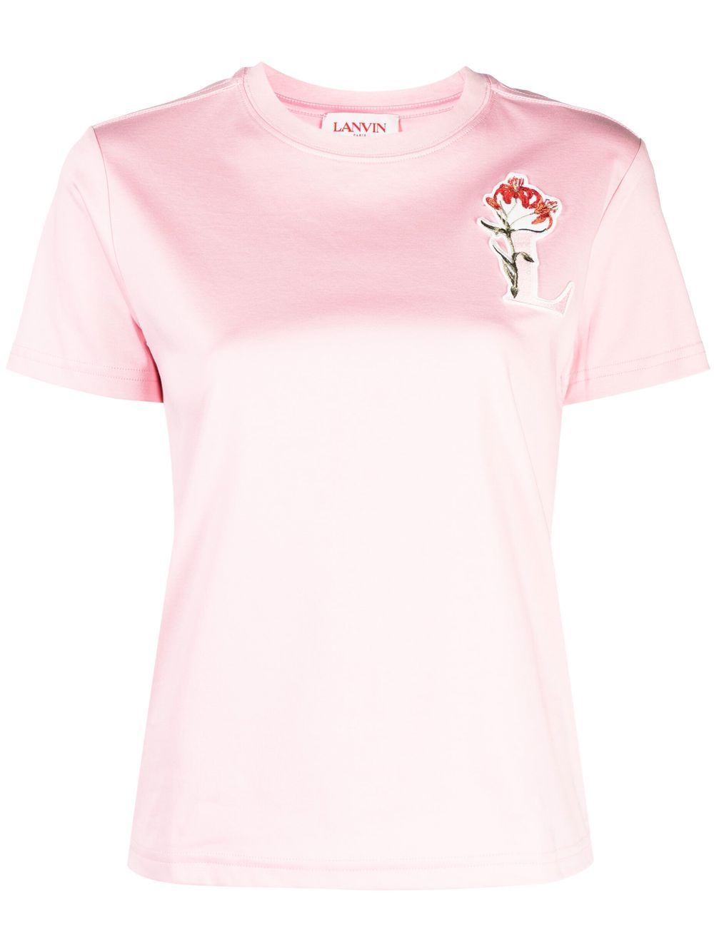 Floral Logo Initial Tee