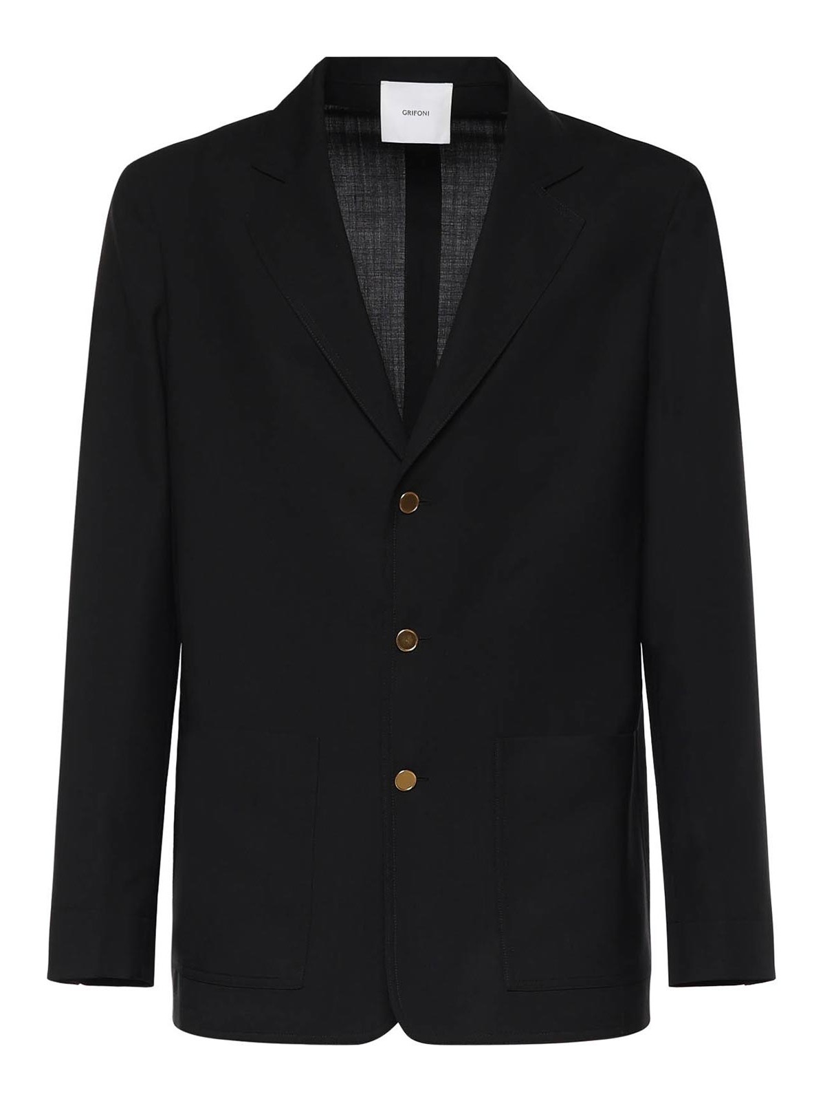 Single-Breasted Wool Blazer