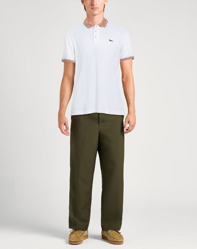 Man Polo shirt White Size 3XL Cotton