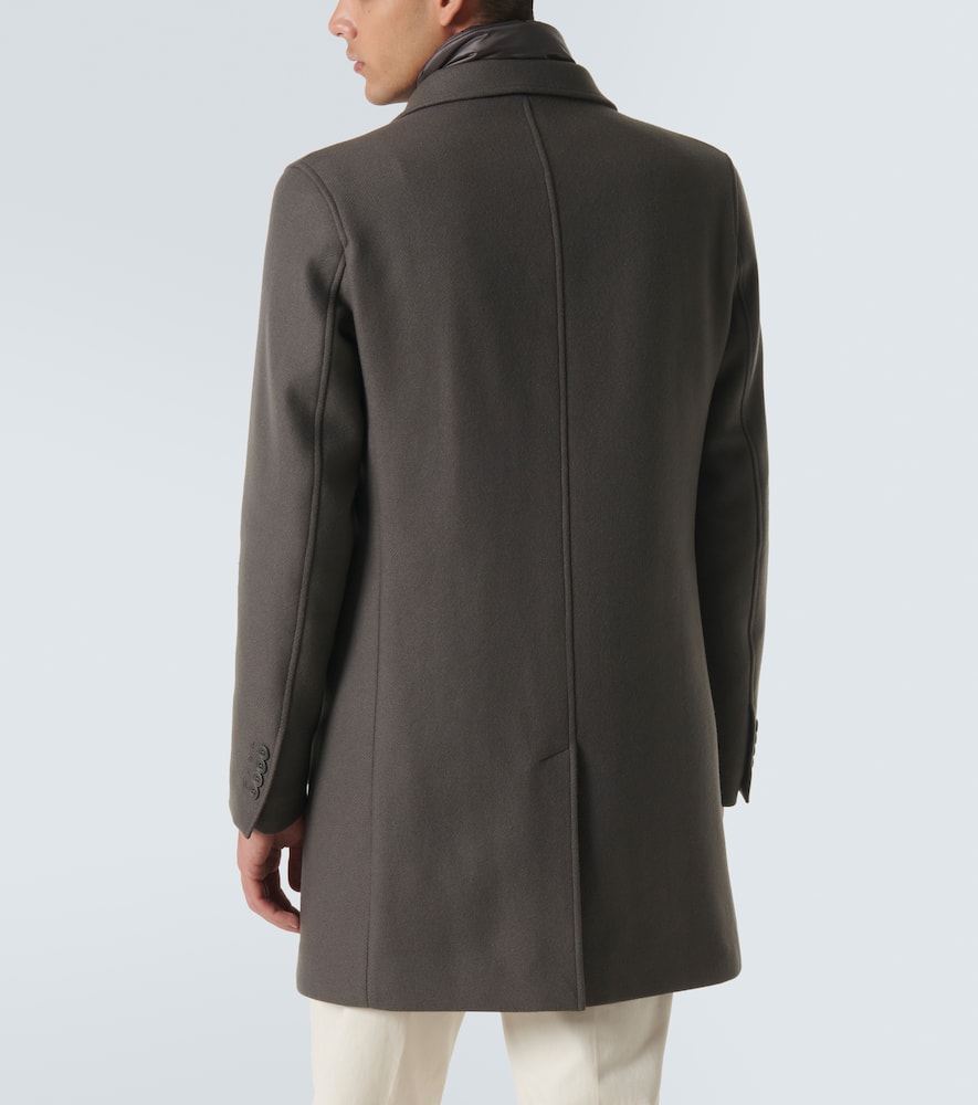 Wool-blend overcoat