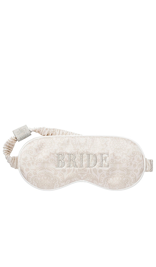 Slip Bride Pure Silk Sleep Mask Bridal Collection in Ivory