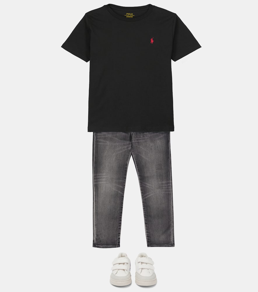 Polo Ralph Lauren Kids Embroidered cotton T-shirt