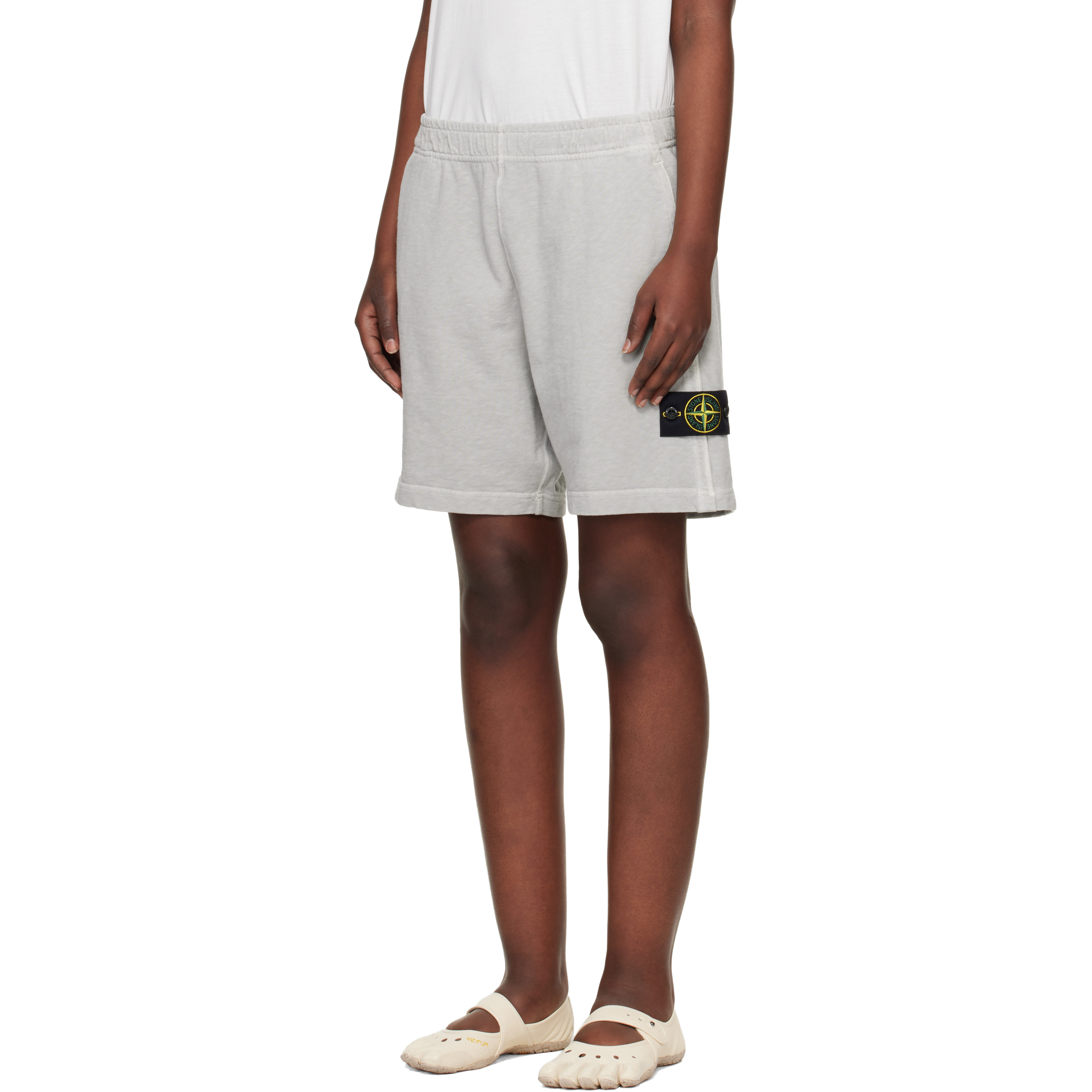 Gray 6200014 Malfilé Fleece Old Effect Shorts
