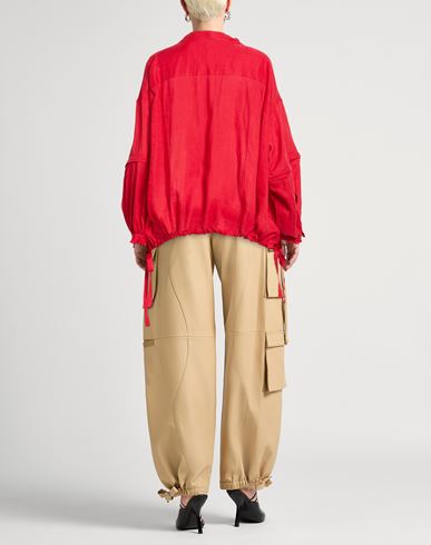 Woman Shirt Red Size 3 Linen