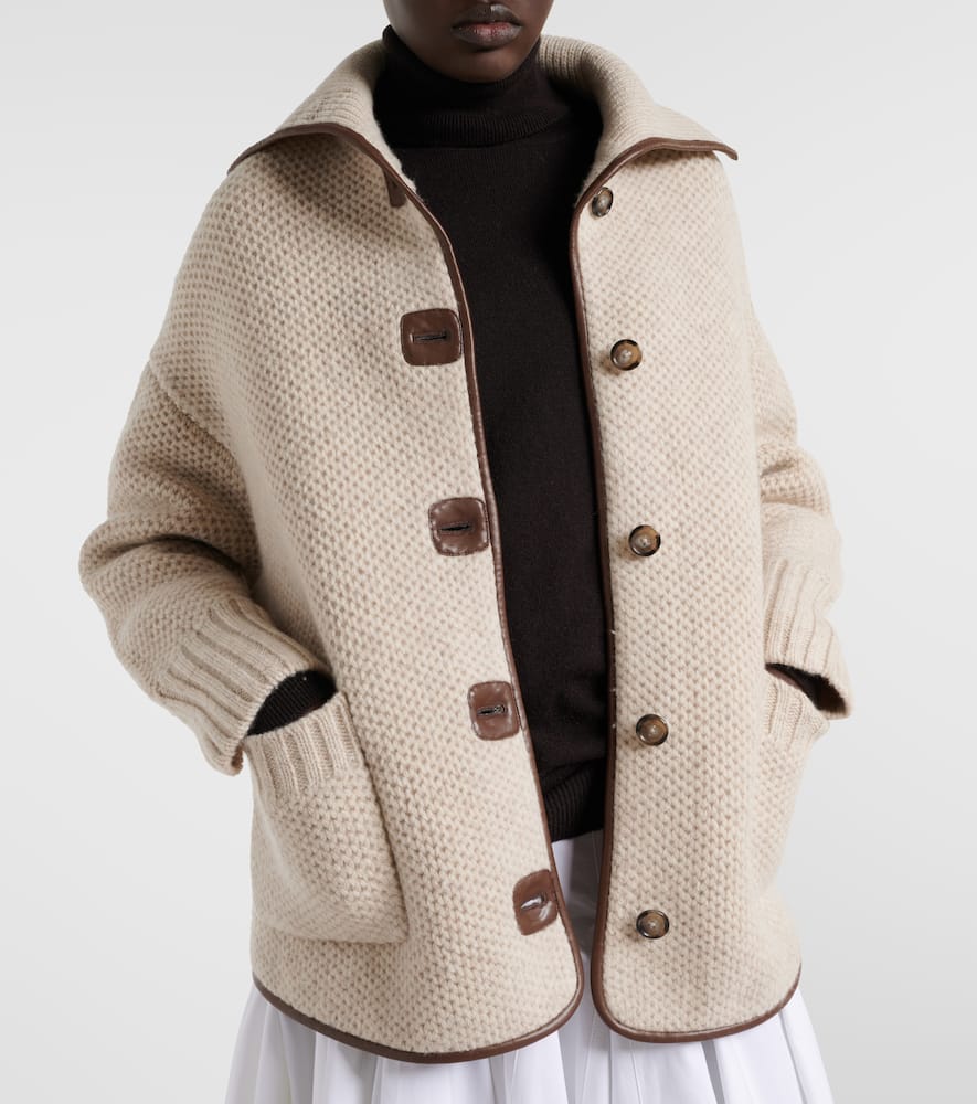 Llewellyn knitted wool jacket